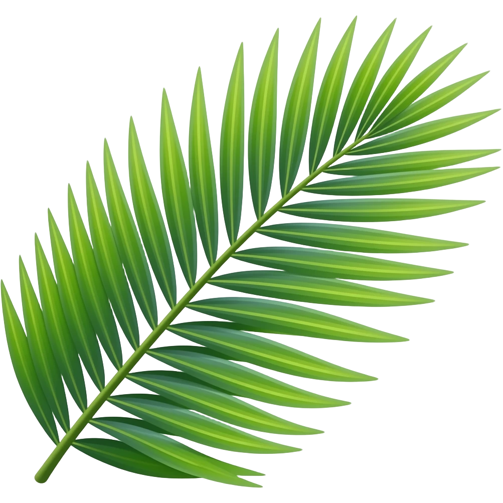 Palm leaf for palm sunday emoji