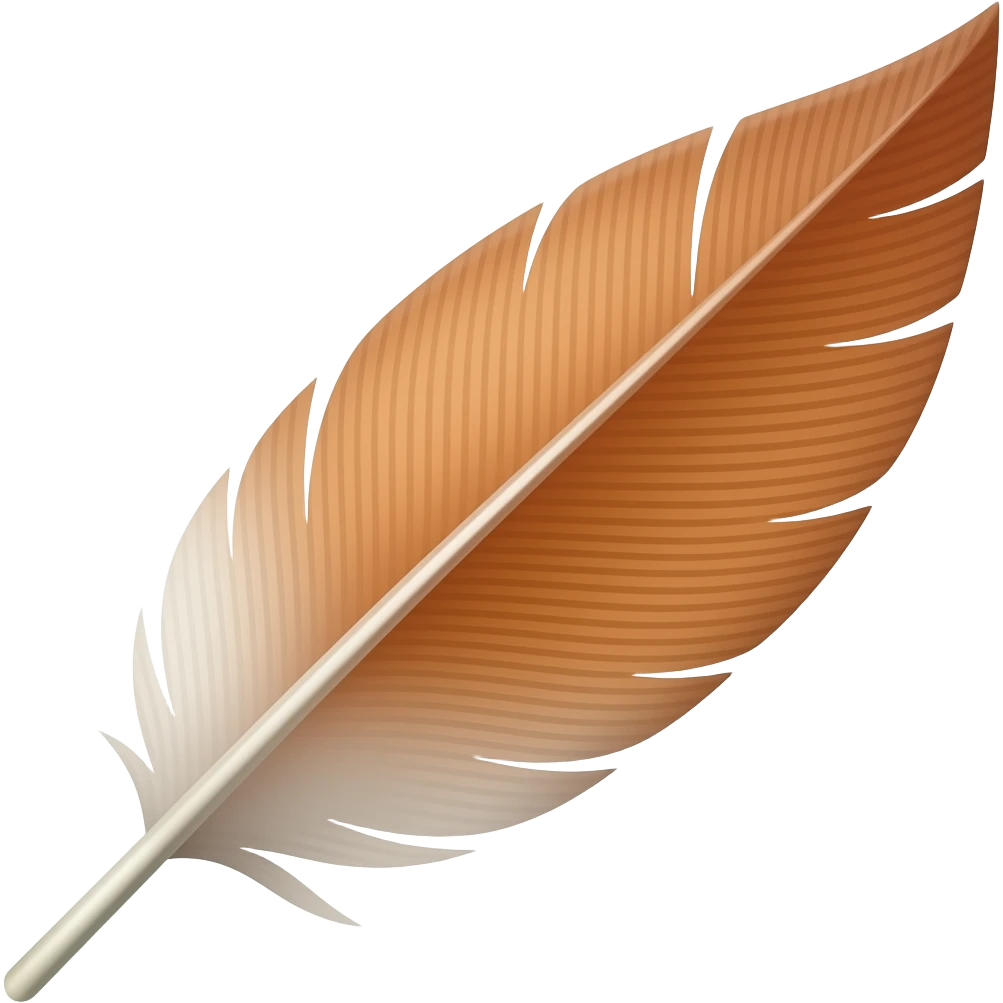 Feather emoji