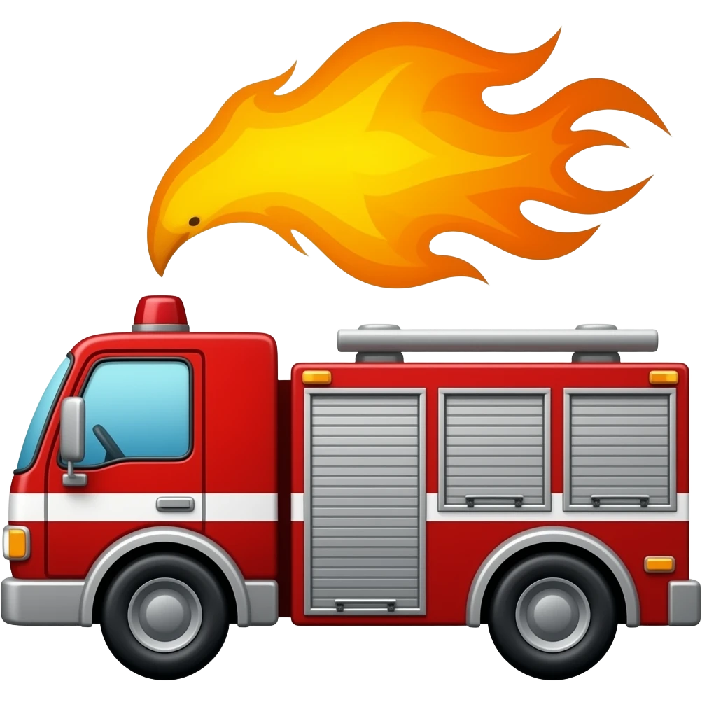 🐦‍🔥🚒 emoji