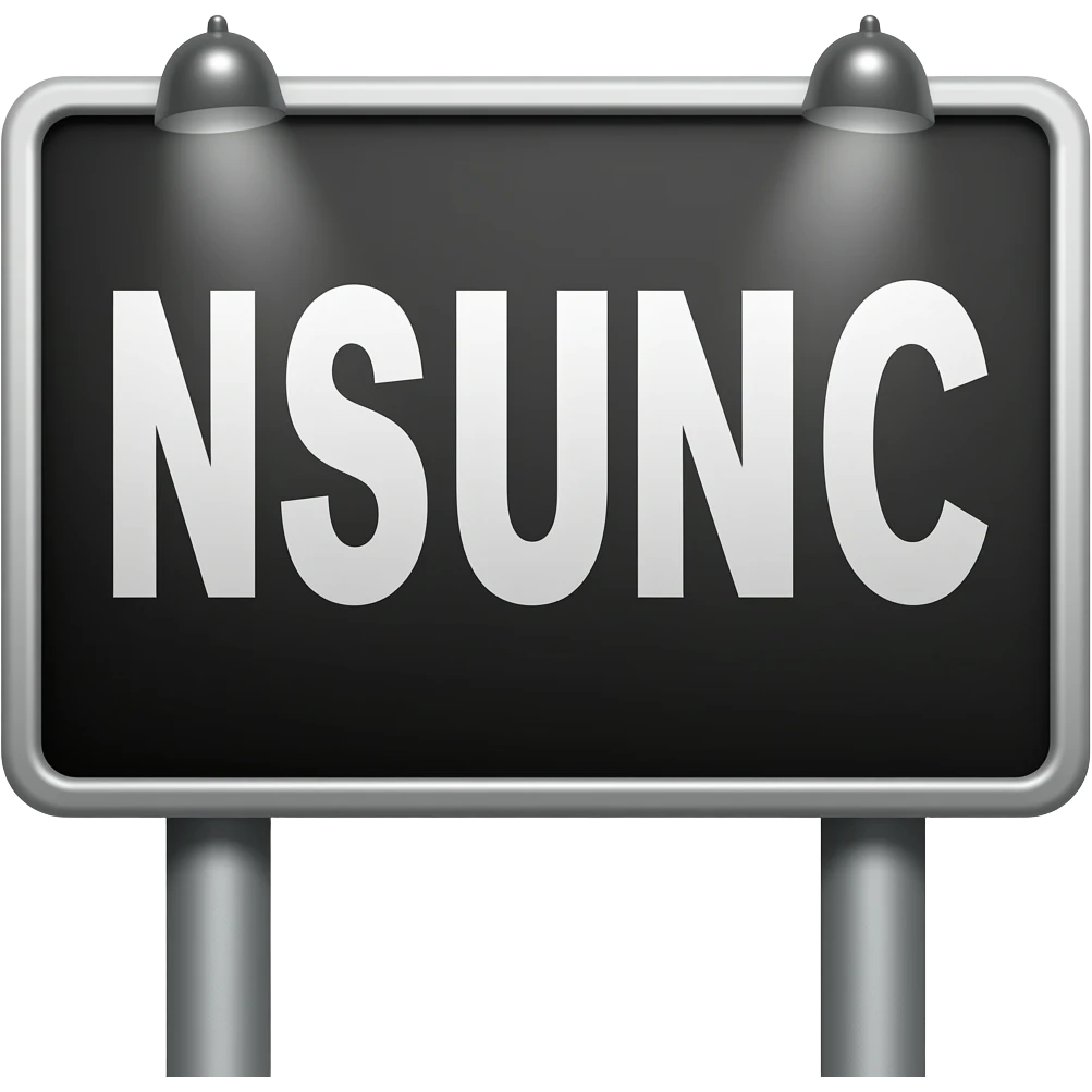 a big black sign with NSYNC written on it emoji