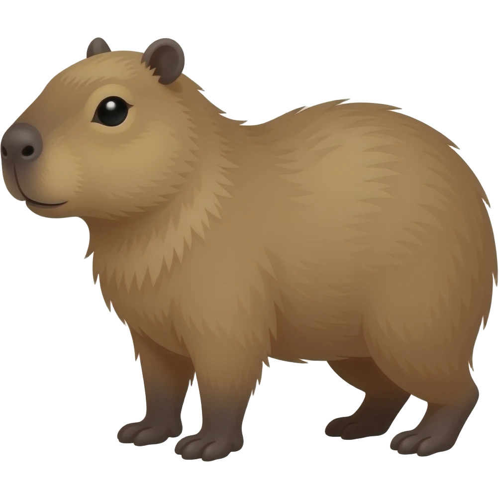Un capybara emoji