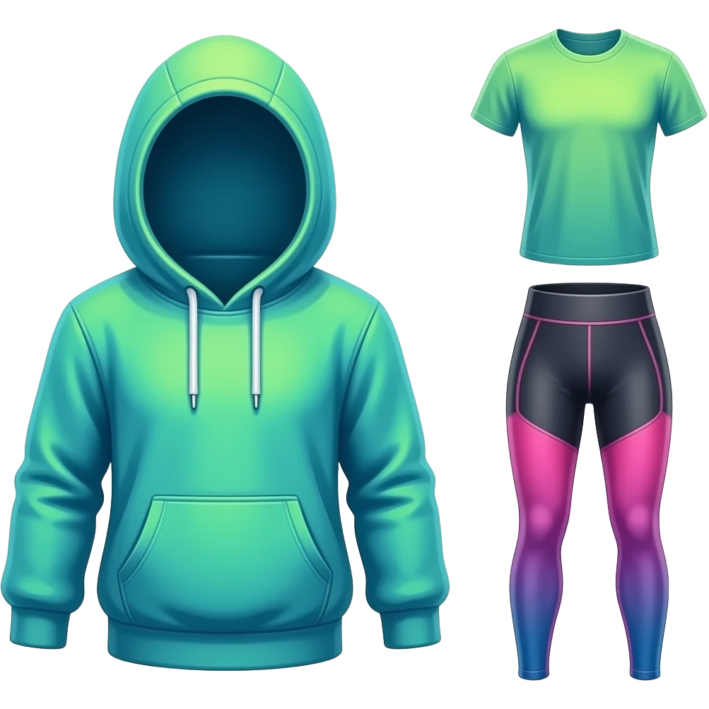 Neon Clothes only emoji