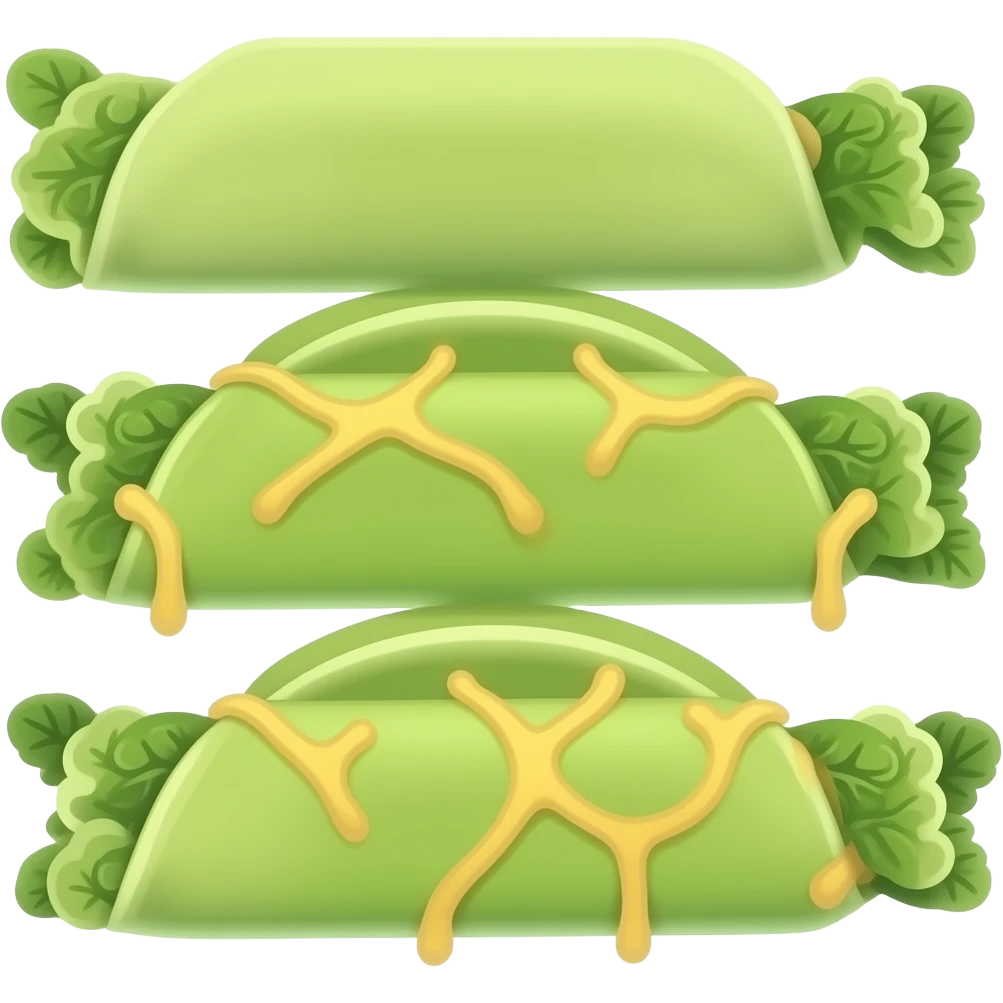 3 Enchiladas verdes emoji