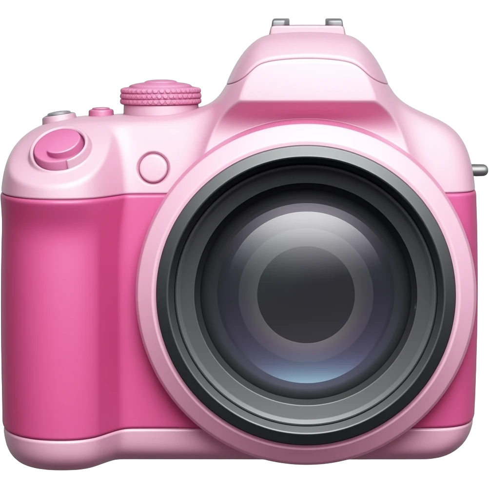 pink camera emoji