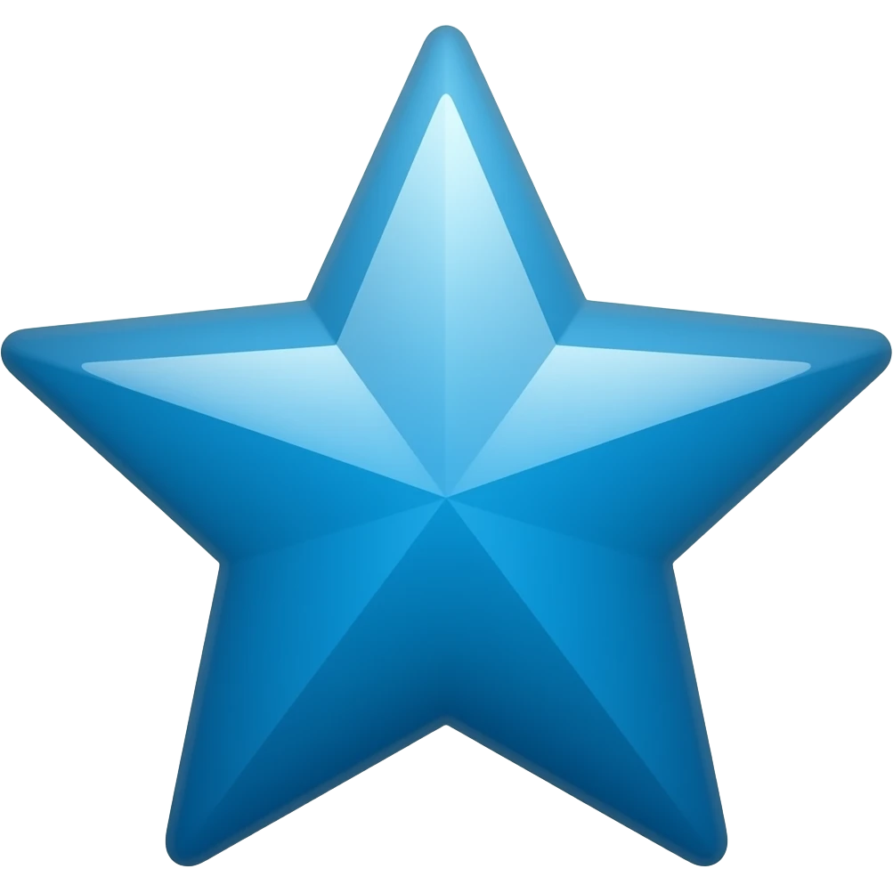 blue star emoji