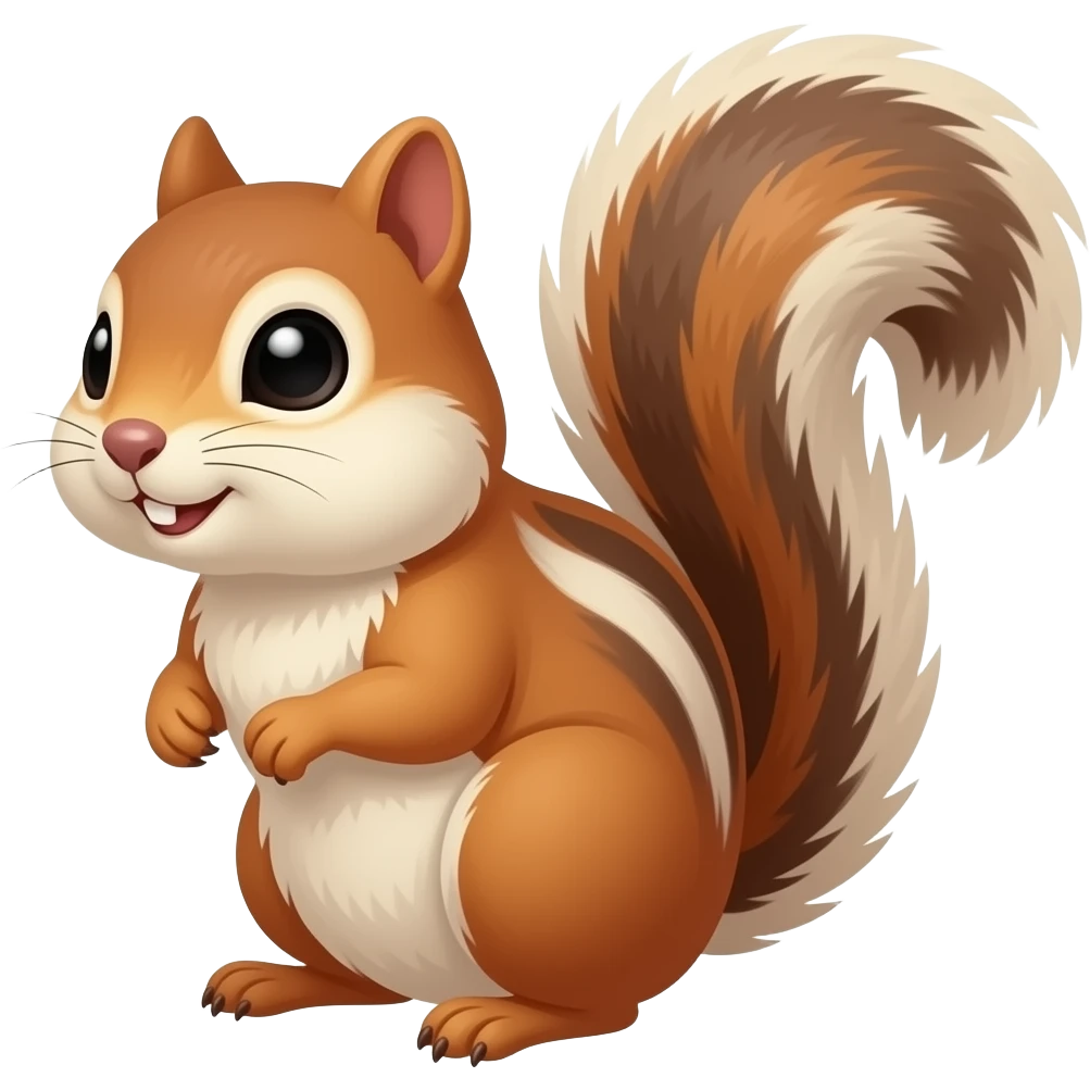 A chipmunk emoji