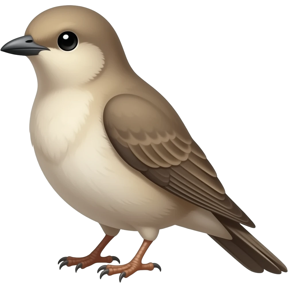 make this bird lokng 45 degrees down emoji