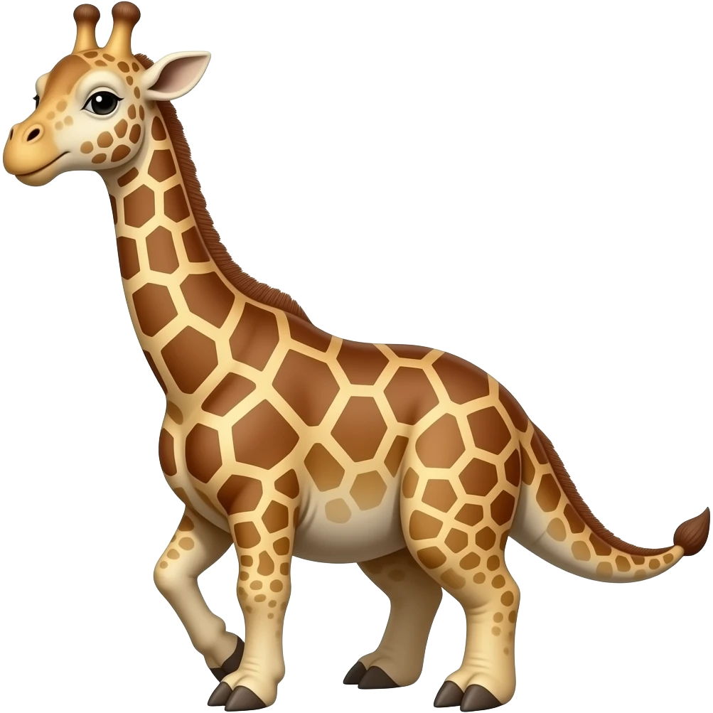 Jiraf + dinosaur = jirafasaur emoji