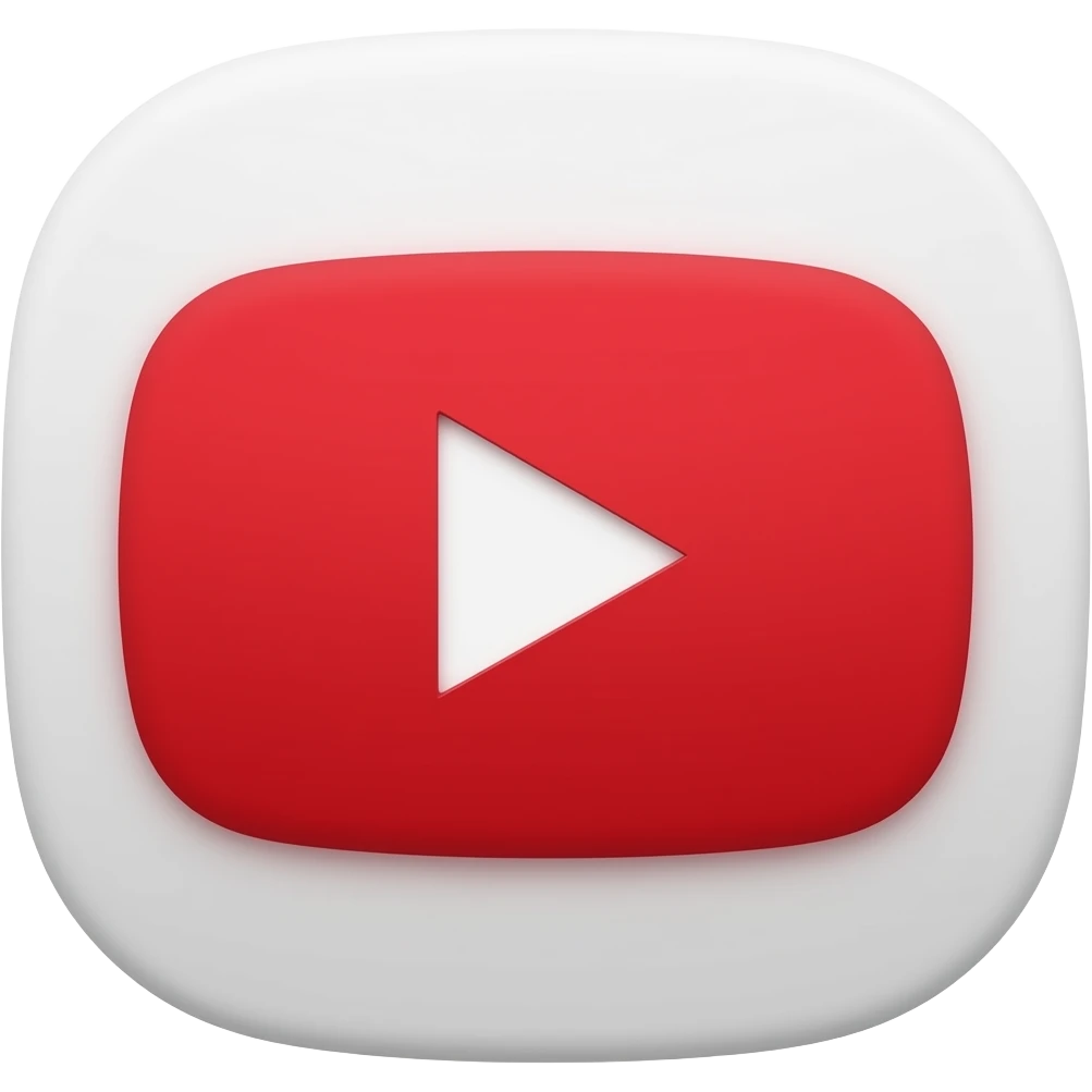 YouTube logo emoji