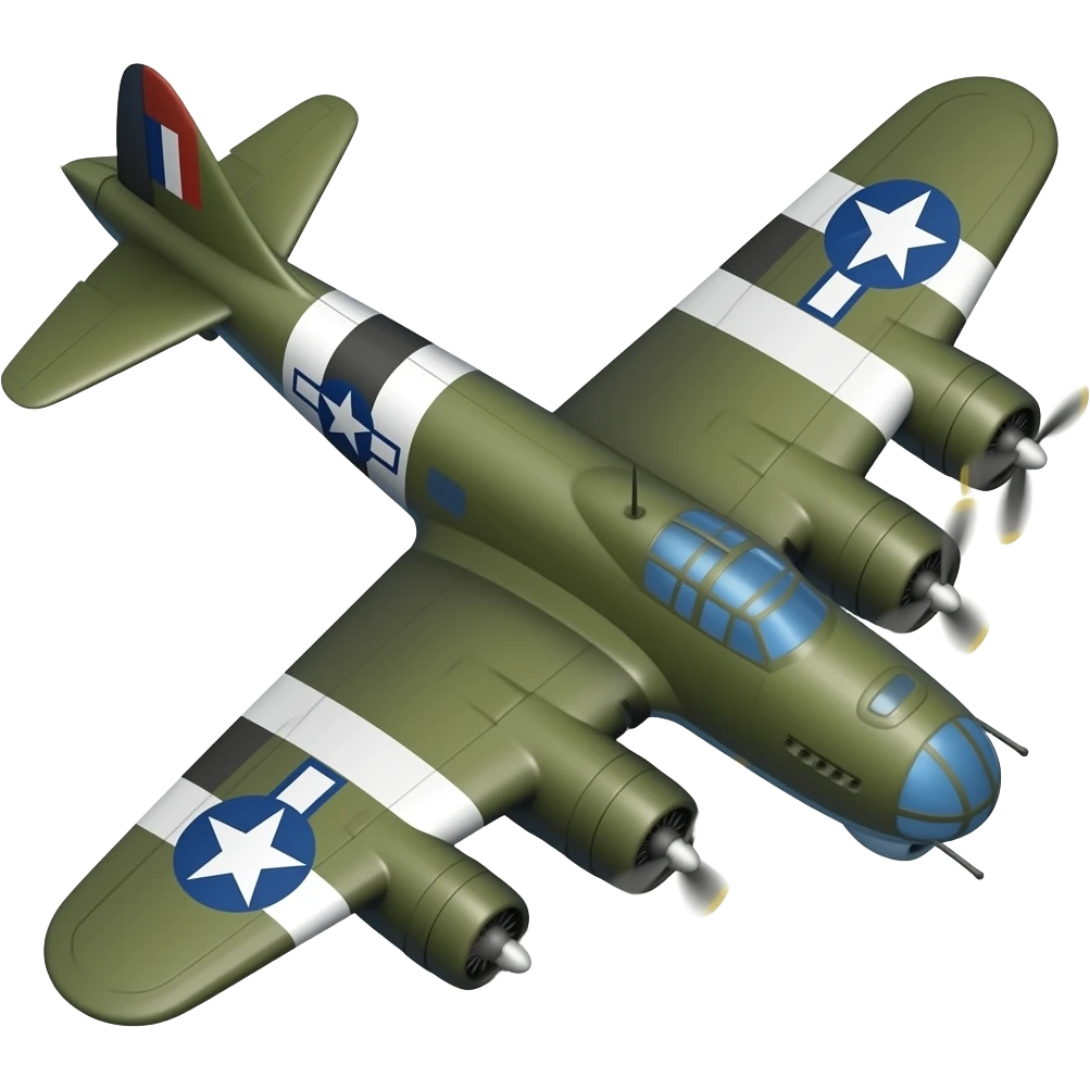 Bomber plane emoji