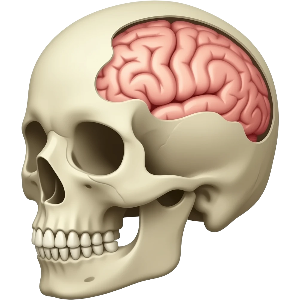 Mind scull emoji