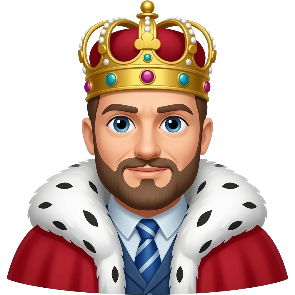 A king missing his queen emoji
