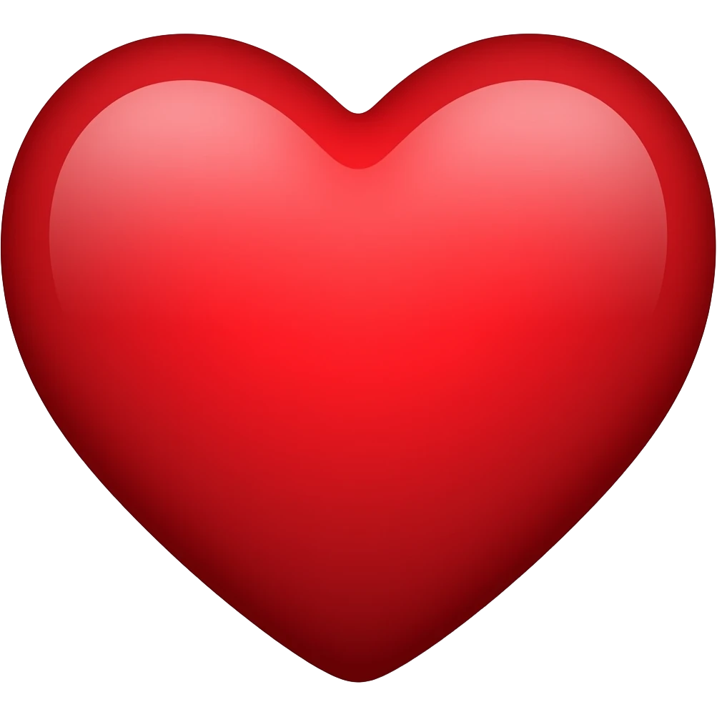 Red heart emoji