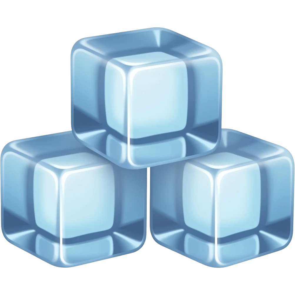 ice cubes emoji