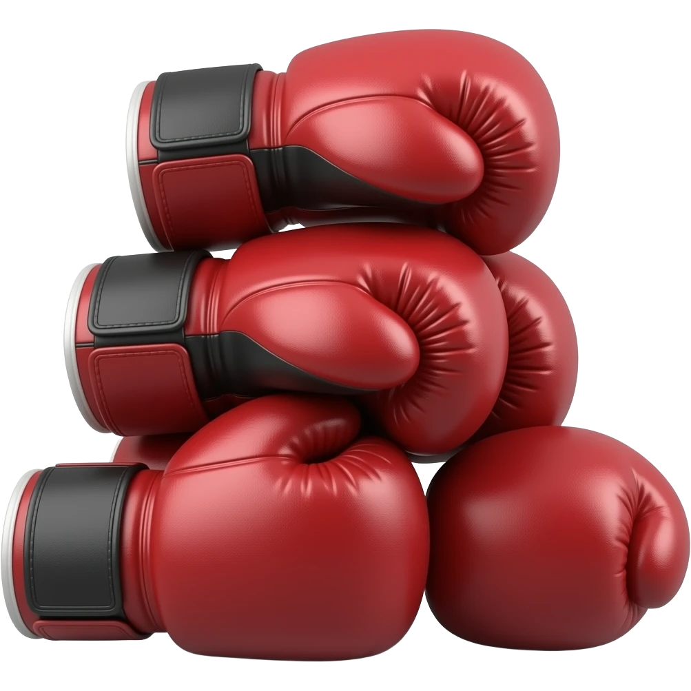 8 boxing gloves stack emoji