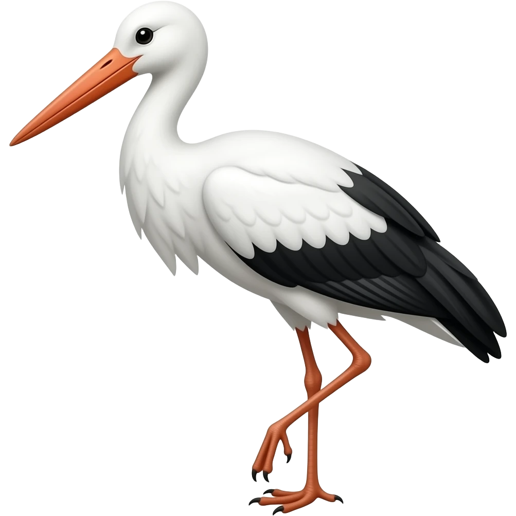 Cigueña emoji