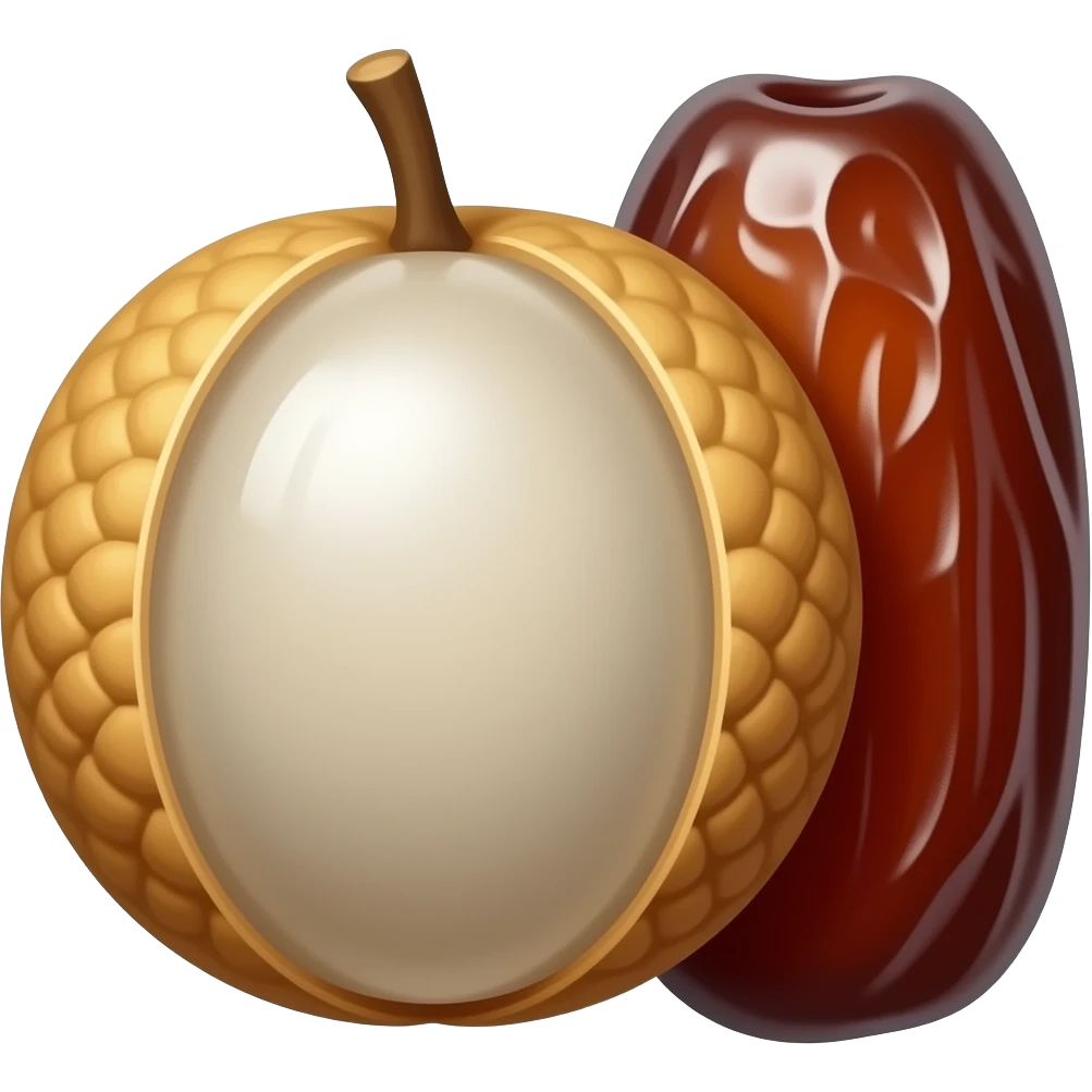 longan dates emoji