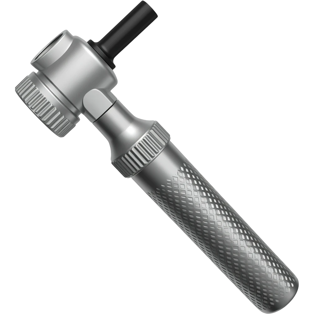 silver otoscope with black tip emoji