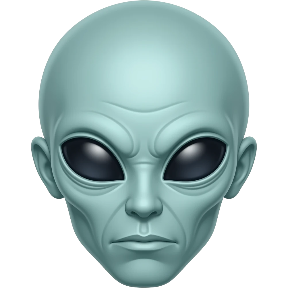 The Rocker Alien Face emoji