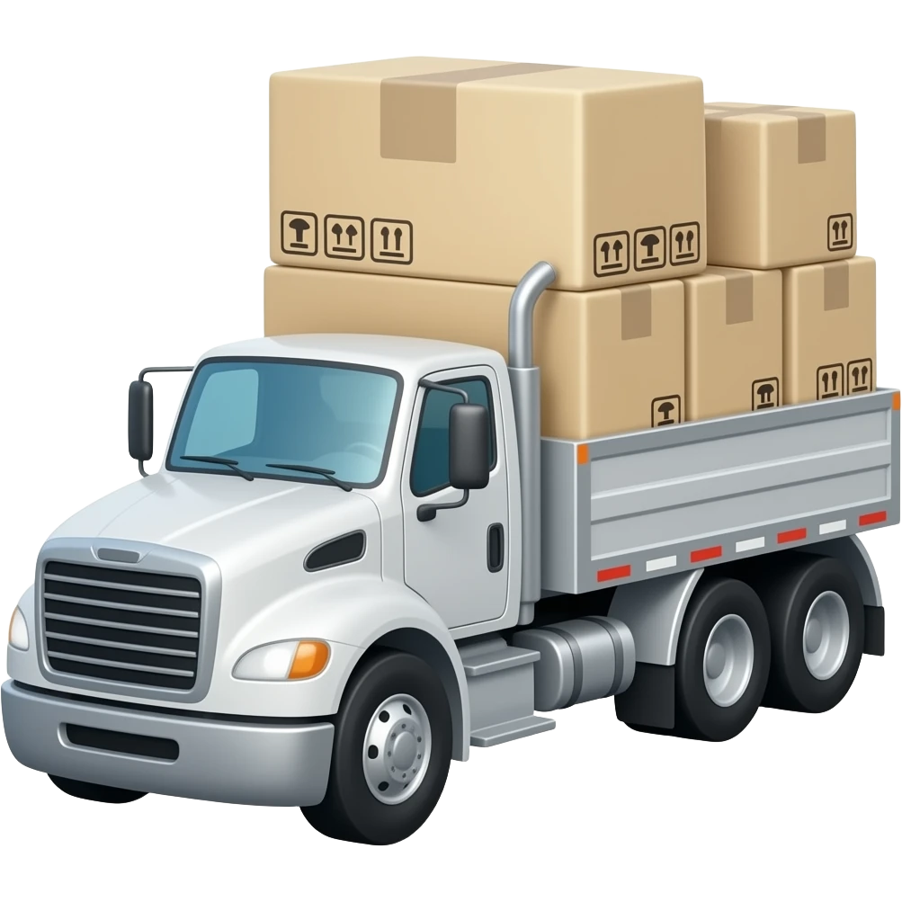 encomenda no caminhao emoji