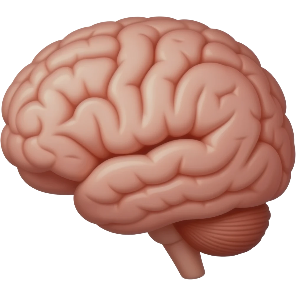 Heart brain emoji