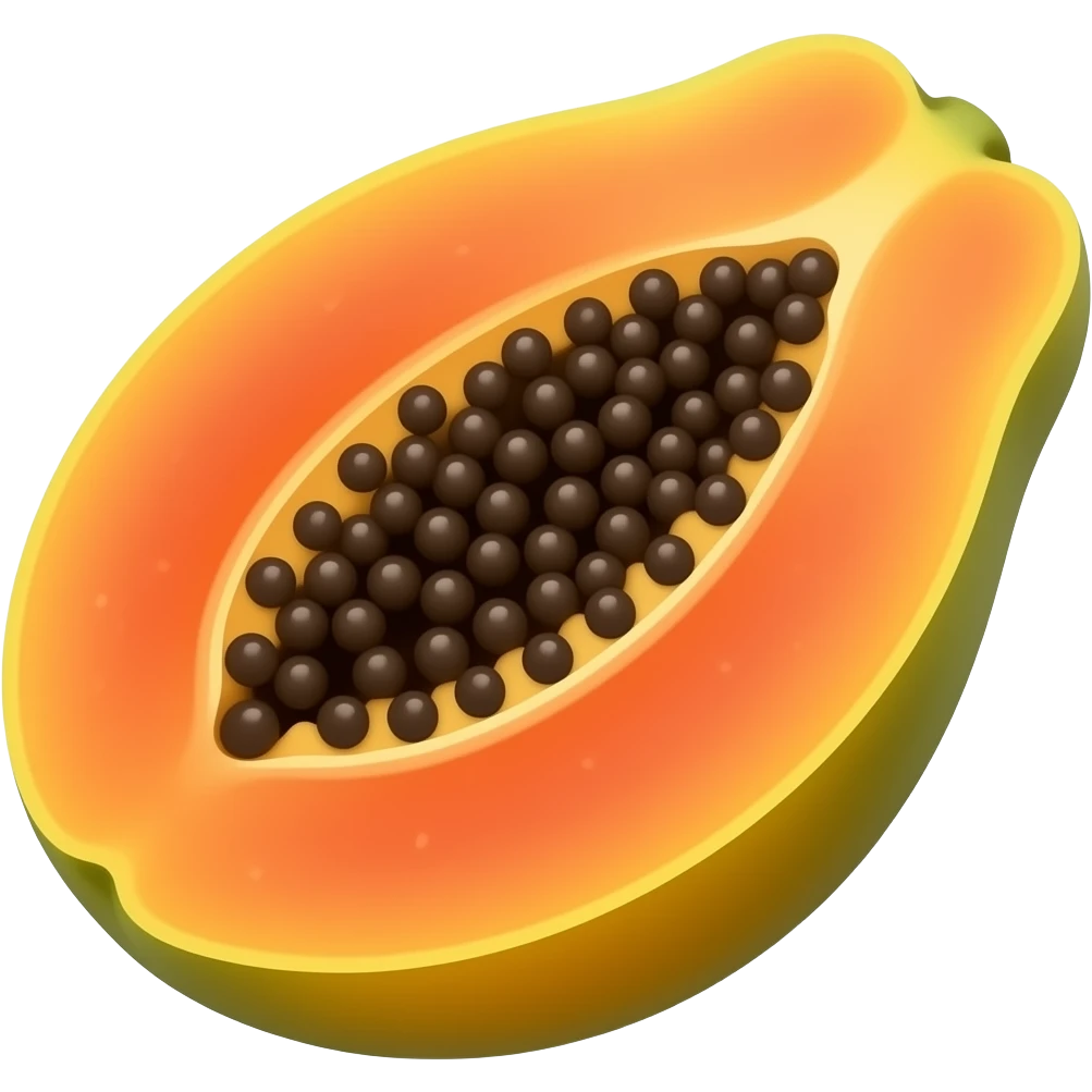 papaya emoji