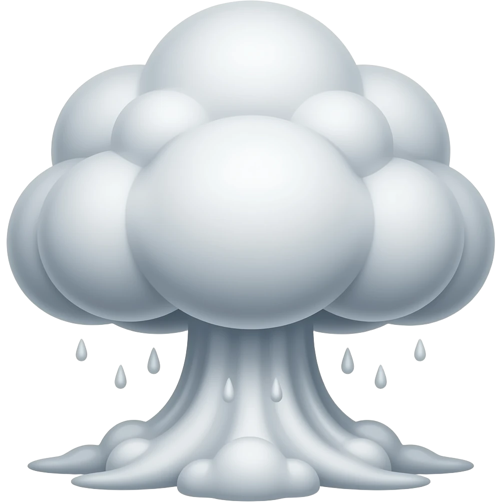 mushroom cloud emoji
