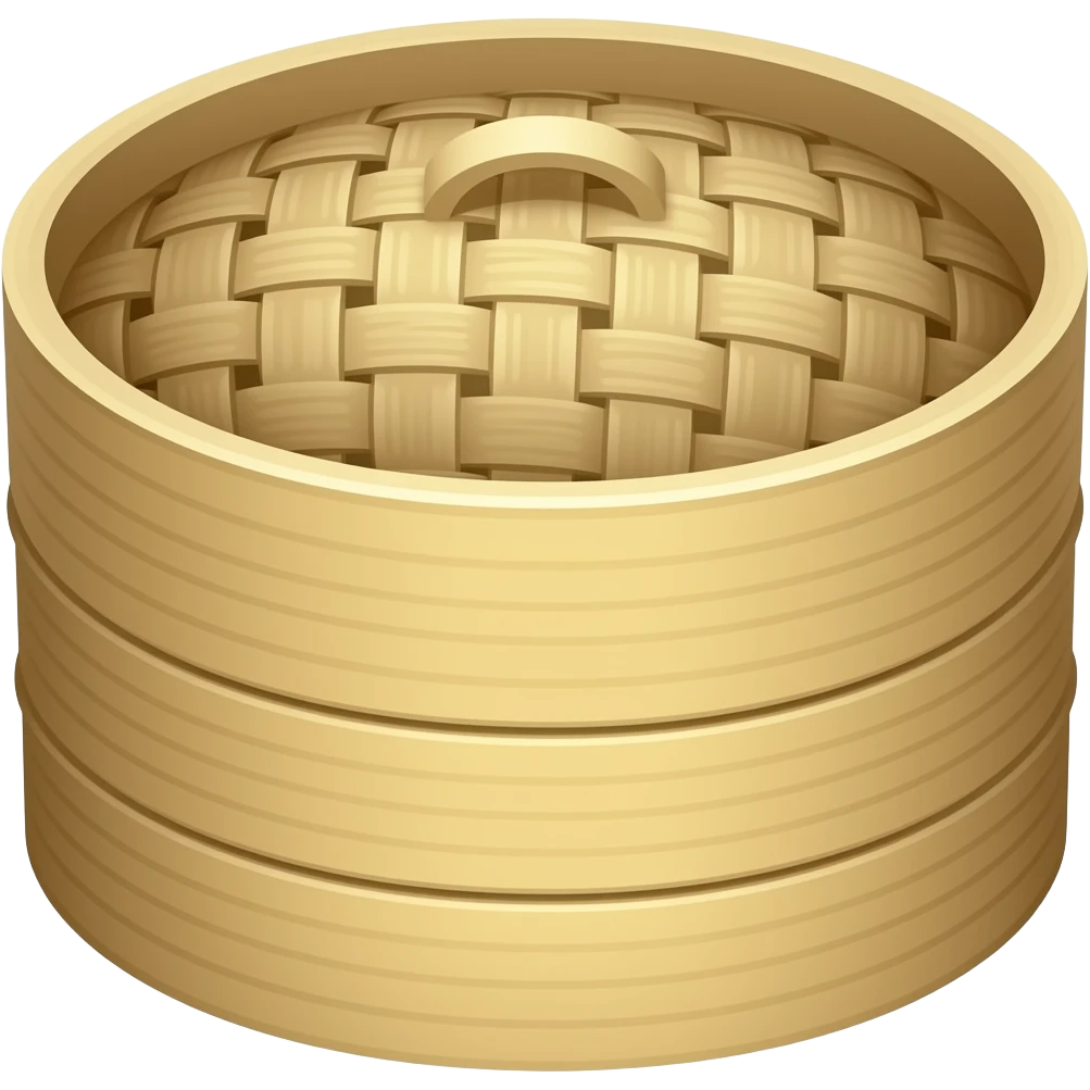 bamboo steamer emoji