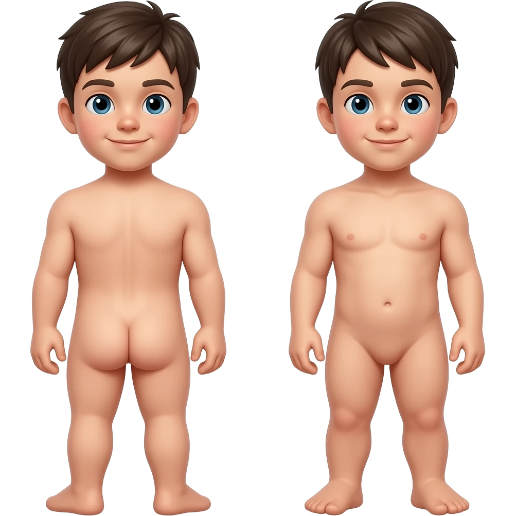 fully naked little boys with dick and ass emoji