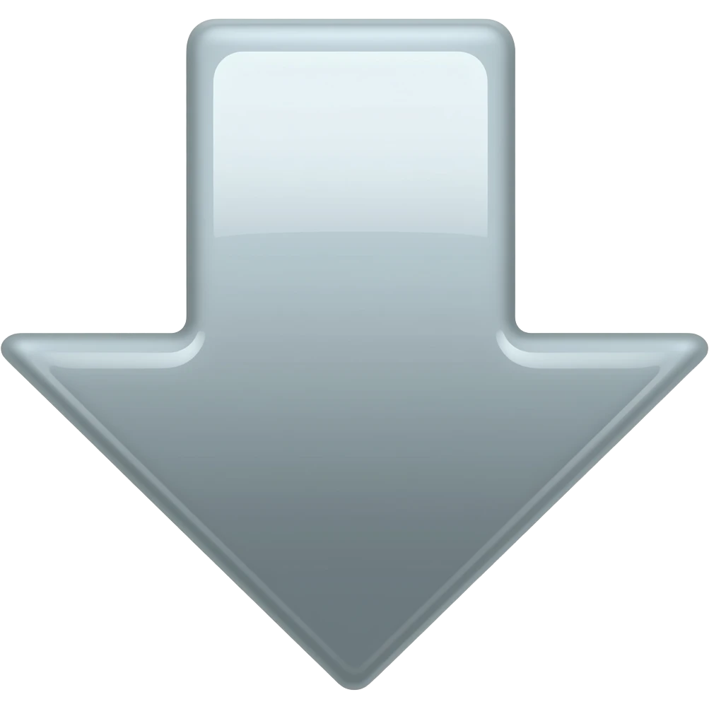 Arrow down emoji