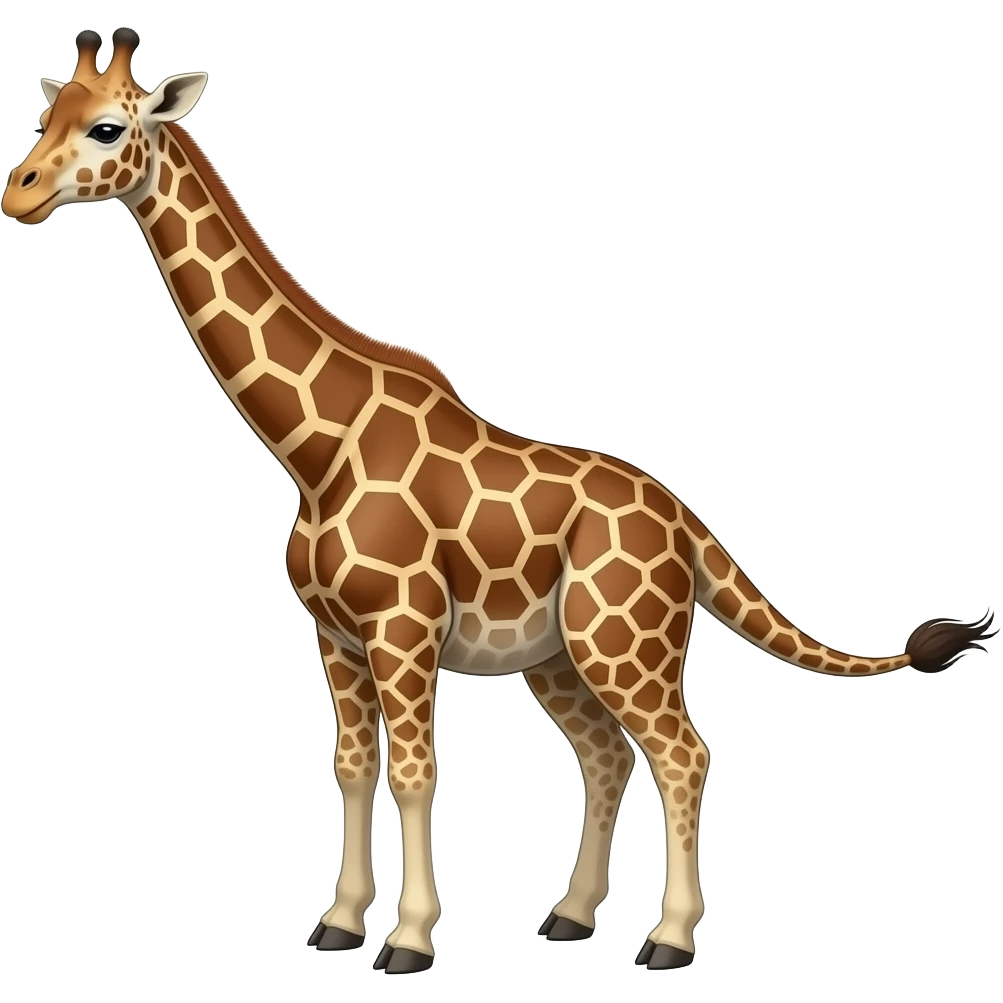 Jiraf + dinosaur = mix animal emoji
