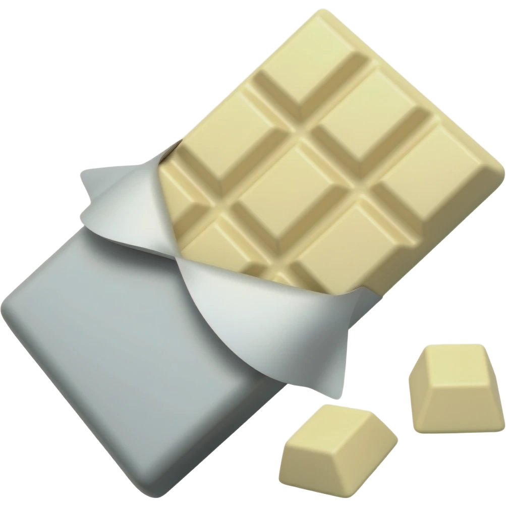 White  chocolate emoji
