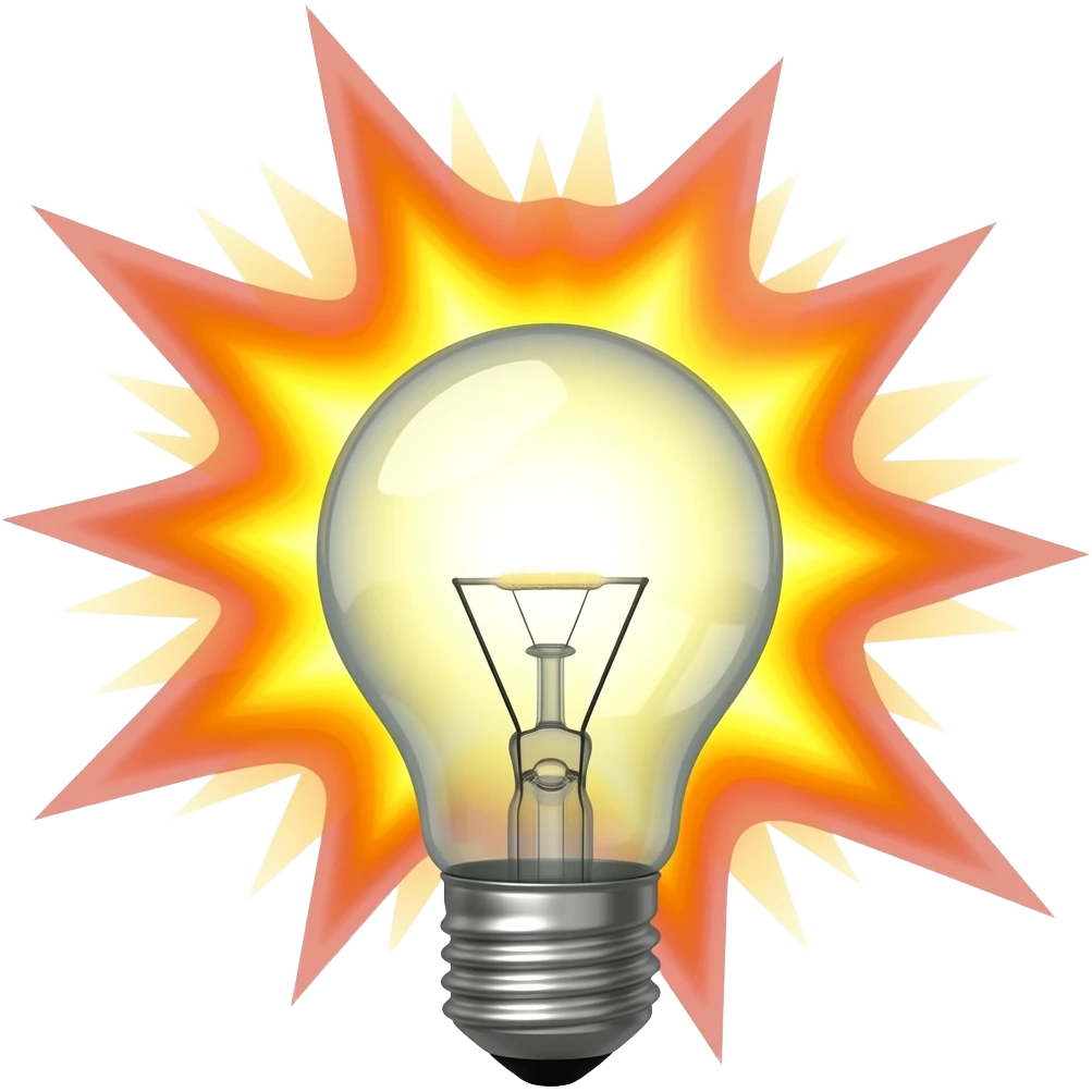 explosión de idea emoji