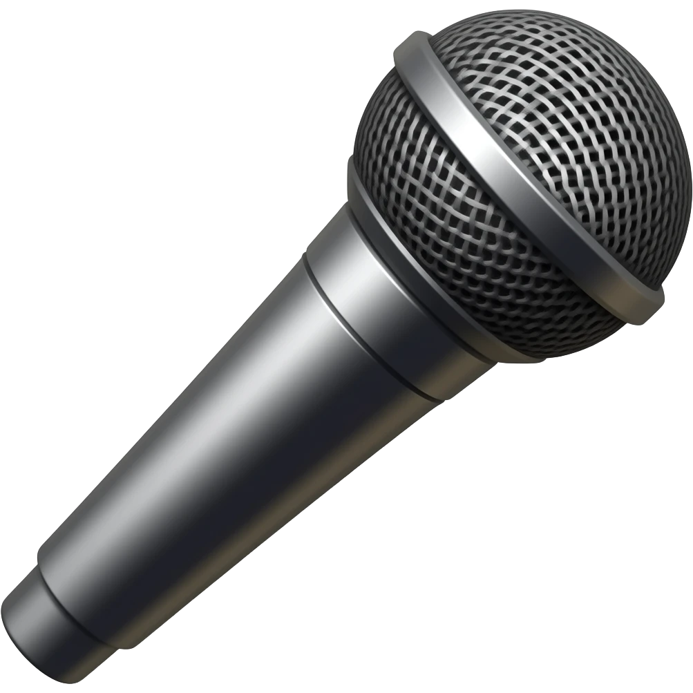 Microphone emoji