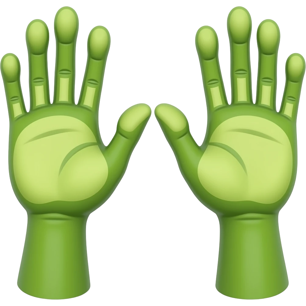 frog hands emoji