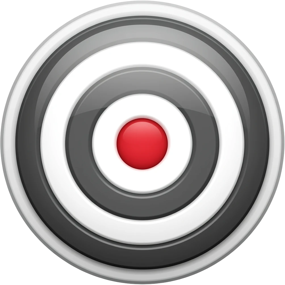 Target cinza emoji