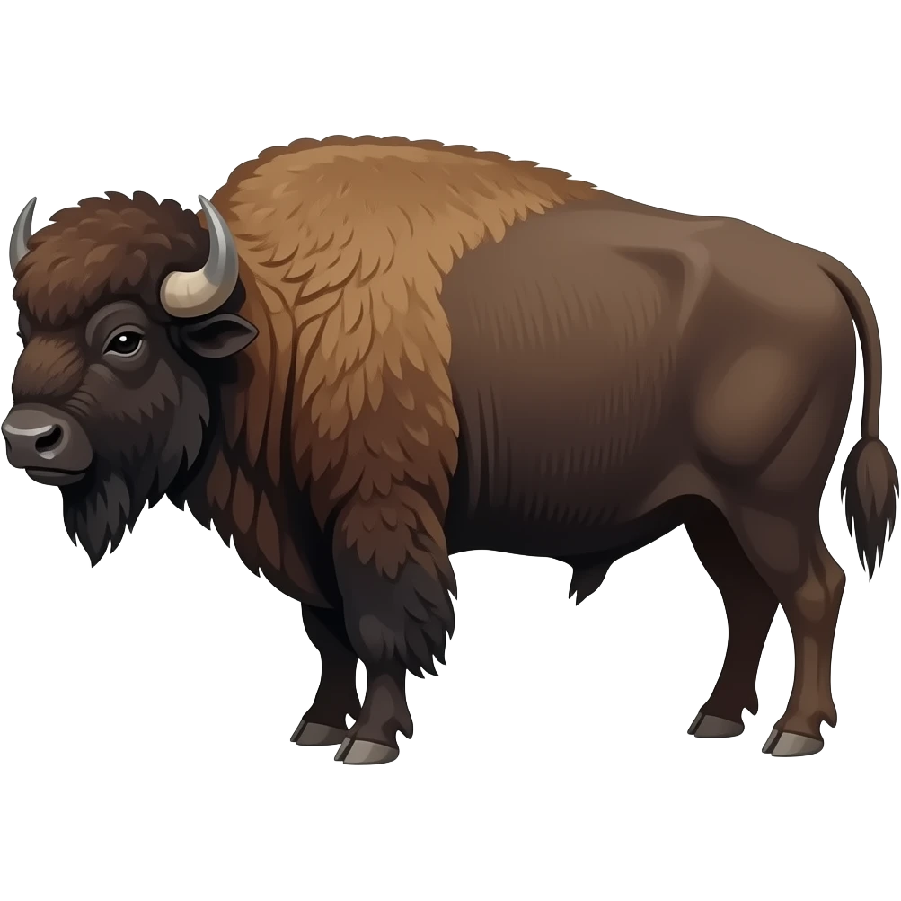 a Buffalo emoji