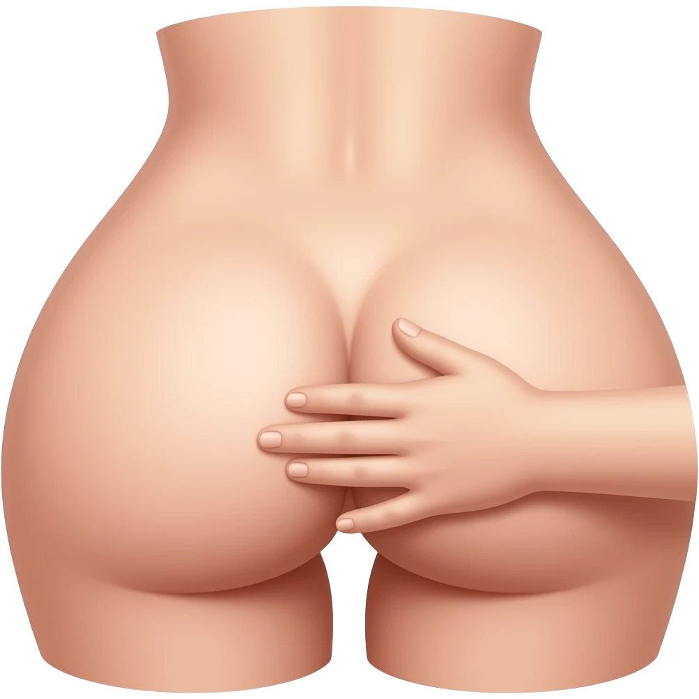 Naked ass slapped emoji