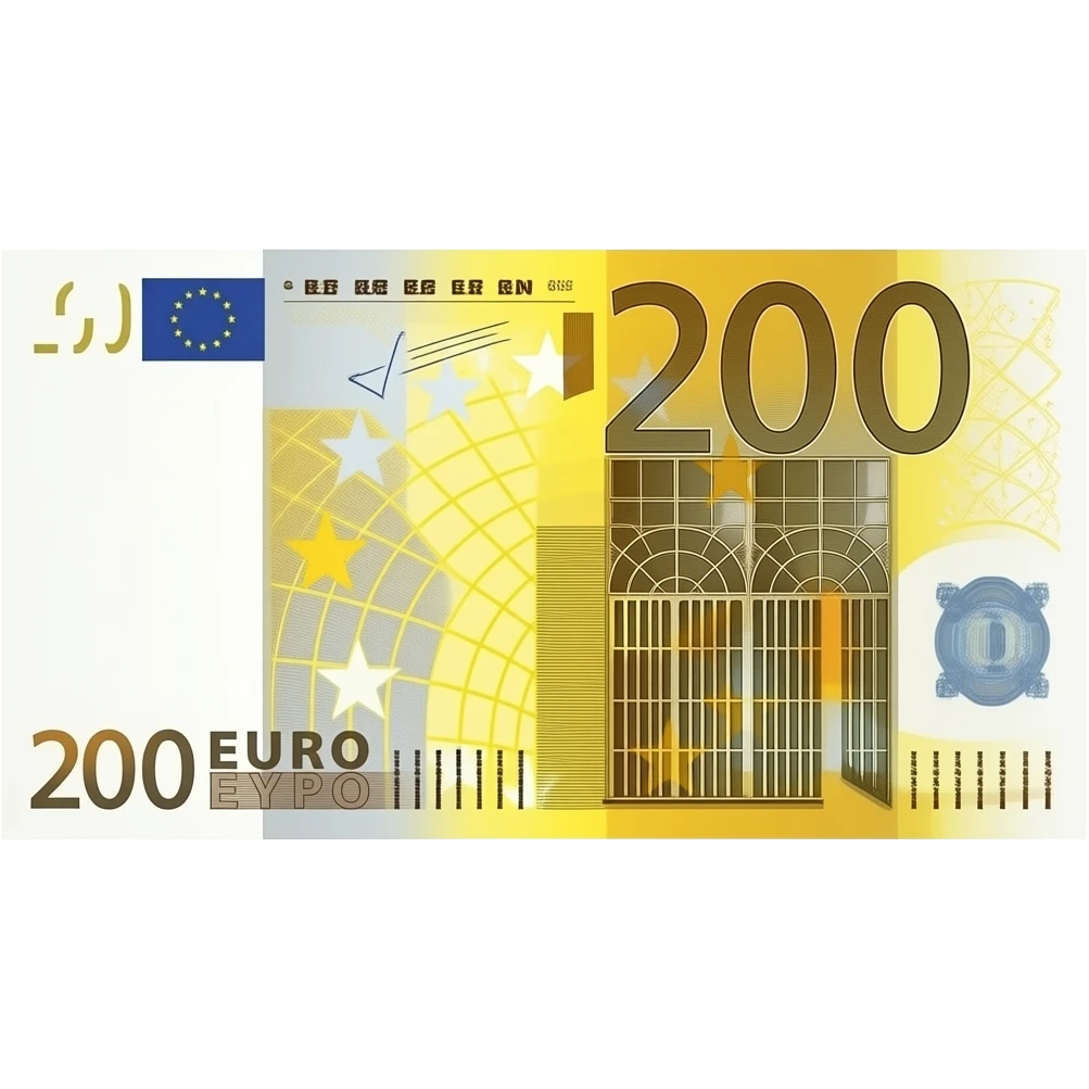 200 euros bill emoji