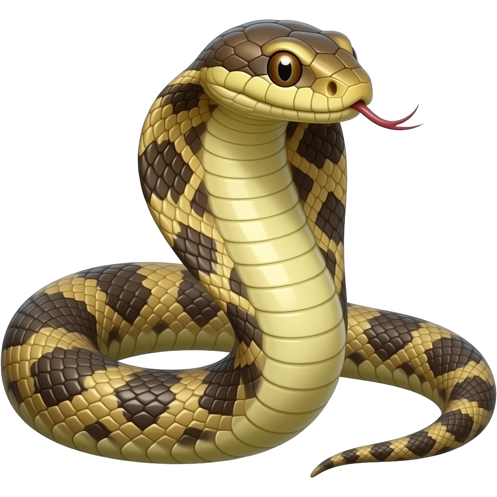 snake emoji realistic emoji