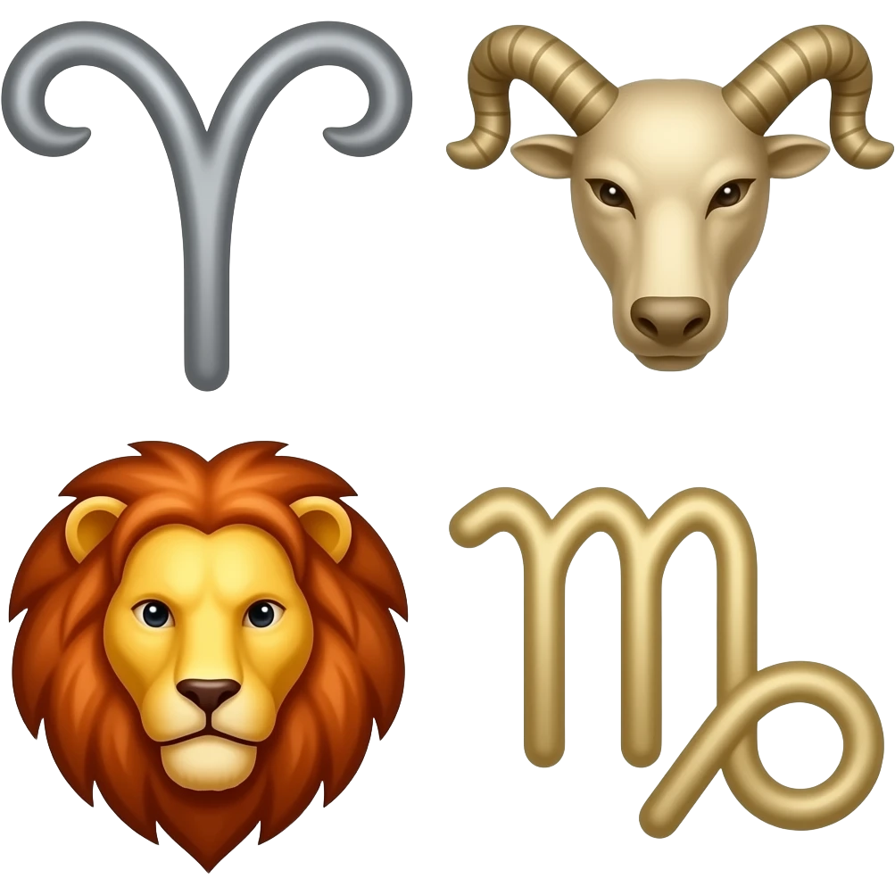 ♈-♉-♊-♋-♌- part 2-♍ emoji