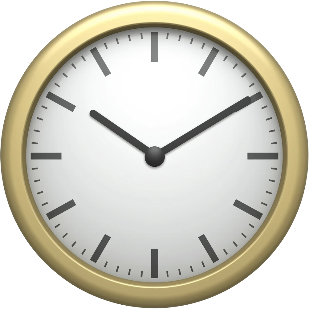 Clock it applaus emoji