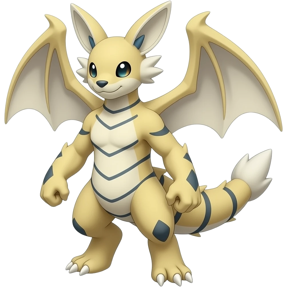 Salandit-Salamence-Furret-Milotic-Exveemon-hybrid emoji