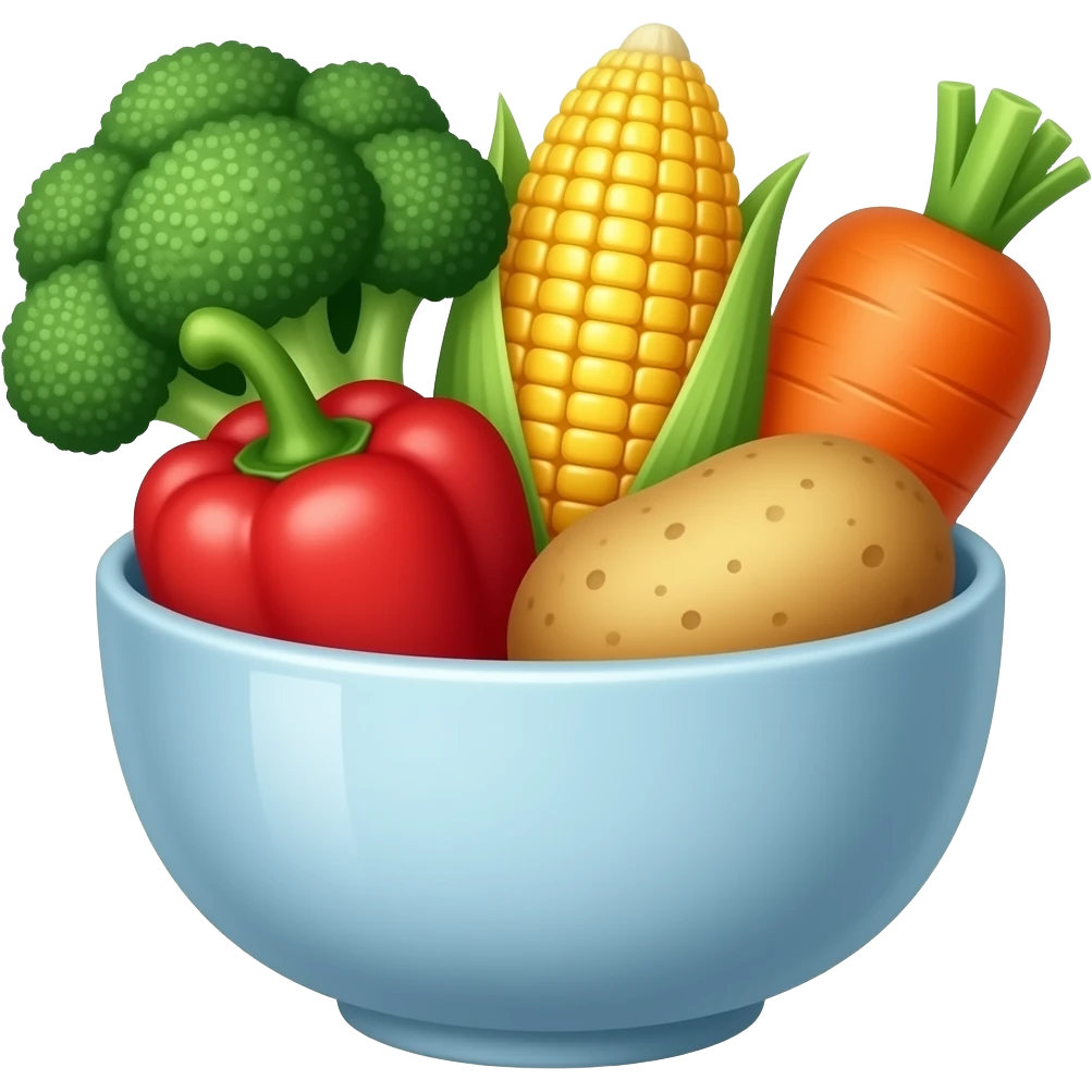 🥦🌽🥕🥔🌶️🥣👶 emoji