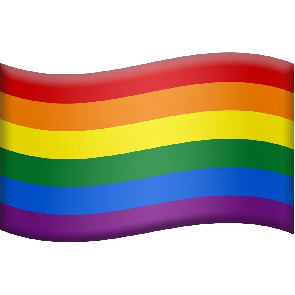 Lesbian pride flag emoji