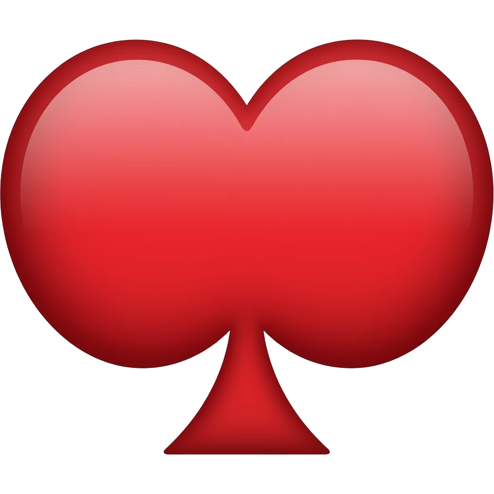Red card emoji
