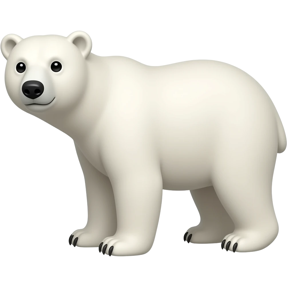 White Polar Bear emoji