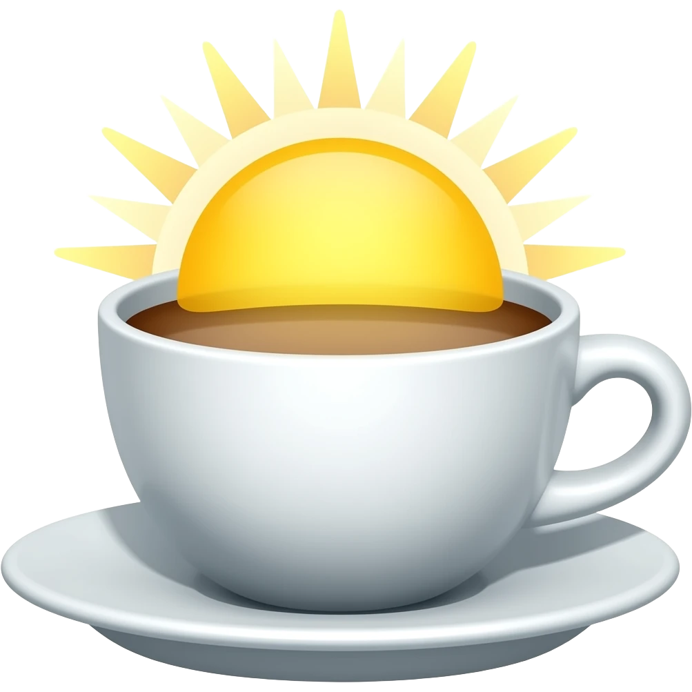 ☕🌅 emoji