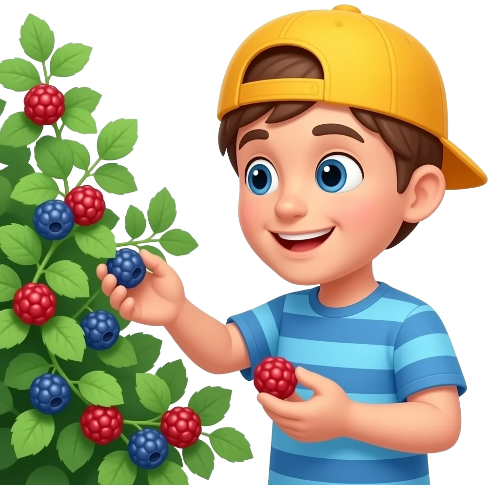 Talking TOMدرحال توت فرهنگی چیدن از بوته emoji