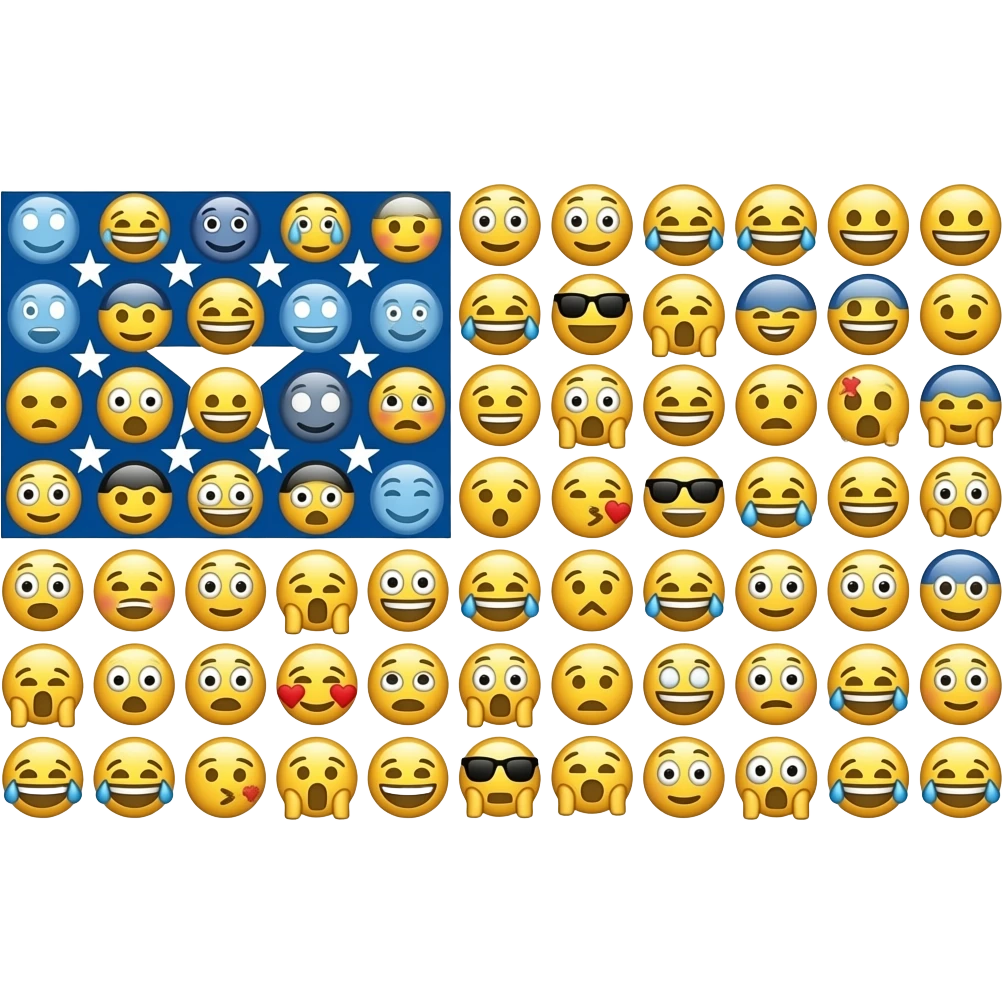 Fait ce drapeau en emoji emoji